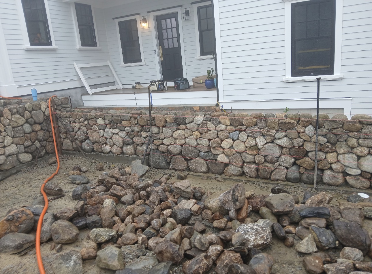Premium custom bluestone courtyard courtyard in Brookline MA
